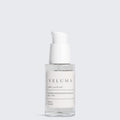 Skincare bottle labeled 'VELUMA' on a white background